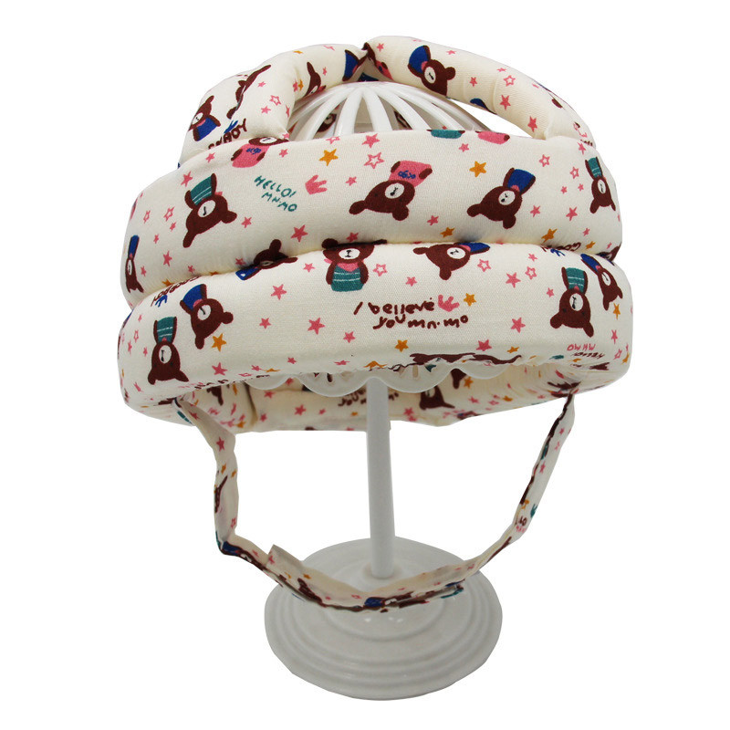 Puuvillane väikelaste kaitsekiiver Baby Kids Peakaitsemüts kõndimiseks Roomav beebi õpib põrutuskiivriga kõndima