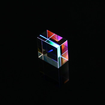 Δώρο Suncatcher Light: Tricolor Light Cube, Color Prism, Sunlight Decoration Decompression, K9 Crystal Glass