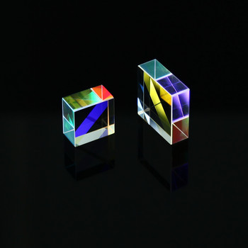 Подарък от светлина Suncatcher: трицветен светлинен куб, цветна призма, декорация за декомпресия на слънчева светлина, кристално стъкло K9