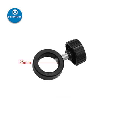 32mm 25mm Industrie Stereo Microscop Cameră Video Stand Limită Poziție Fix Suport Inel Adaptor de bară de stâlp metalic cu șurub