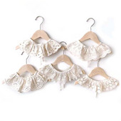 Bébi vállpántos sál Babakiegészítők Koreai Gyerek csipkegallér Aranyos üreges női Baba előke sál baba vállpántos sál