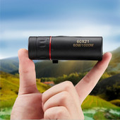 60x21 võimas monokulaarne teleskoop Mini monokulaarne pikamaa teleskoop Suure suurendusega kaasaskantav teleskoop sobib telefonile