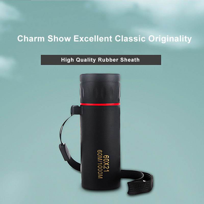 60x21 võimas monokulaarne teleskoop Mini monokulaarne pikamaa teleskoop Suure suurendusega kaasaskantav teleskoop sobib telefonile