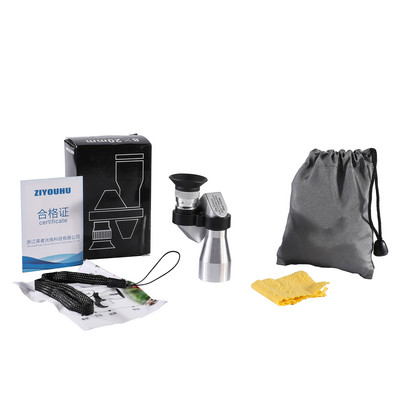 Ultra Mini hordozható 8x20-as monokuláris teleszkóp, optikai vízálló kültéri fényképes túrázás gyenge fényben, éjszakai látású HD zsebteleszkóp