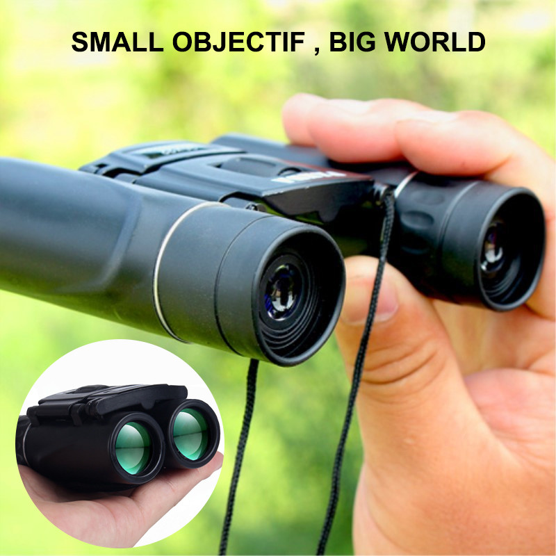 40 x 22 HD galingi žiūronai ilgo nuotolio 2000M sulankstomas mini teleskopas, skirtas medžioklei sportui lauke, kempingai