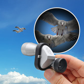 8X20 kabatas āra monokulārais teleskops Mini mikroskops ar lupas pārsegu Tālruņa klipsi Objektīva zīmogs Pateicība putnu vērošanai Jaunums