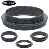 Metāla objektīva adaptera gredzena mikroskopa piederumi M48 līdz M42/M48 līdz M48/M42 līdz M42/M54 līdz M48 X 0,75 mm teleskopa adaptera gredzens