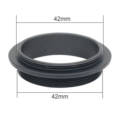 Metāla objektīva adaptera gredzena mikroskopa piederumi M48 līdz M42/M48 līdz M48/M42 līdz M42/M54 līdz M48 X 0,75 mm teleskopa adaptera gredzens