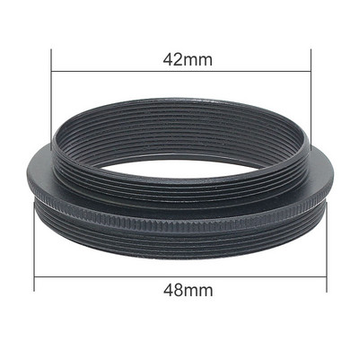 Metāla objektīva adaptera gredzena mikroskopa piederumi M48 līdz M42/M48 līdz M48/M42 līdz M42/M54 līdz M48 X 0,75 mm teleskopa adaptera gredzens