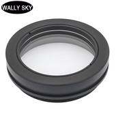 1X lentila obiectiv auxiliar Barlow pentru microscoape stereo binoculare sau trinoculare Filet de montare de protectie M42/M48/M50