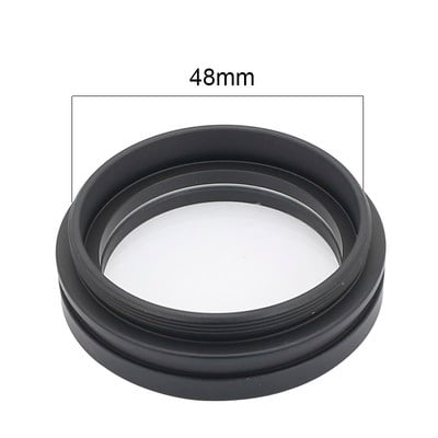 1X lentila obiectiv auxiliar Barlow pentru microscoape stereo binoculare sau trinoculare Filet de montare de protectie M42/M48/M50