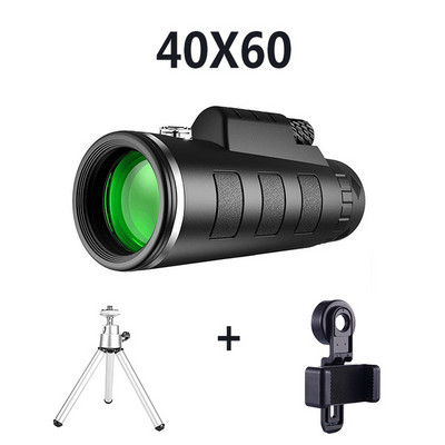 Telescop monocular puternic cu busolă Mini binoclu cu zoom de buzunar HD rezistent la apă Viziune nocturnă Camping în aer liber Vânătoare