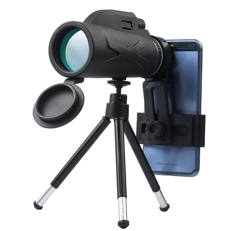 Telescop optic BAK4 cu prismă portabilă cu zoom monocular 80X100 pentru vânătoare pentru camping