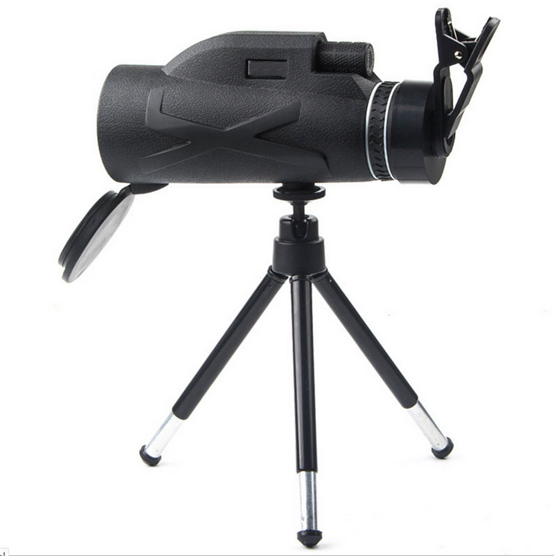 Telescop optic BAK4 cu prismă portabilă cu zoom monocular 80X100 pentru vânătoare pentru camping