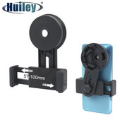 Kinnitus mikroskoobi okulaarile nutitelefoni klambrile teleskoobid binokulaarsele bioloogilisele mikroskoobile Sissetõmmatav plastikklamber