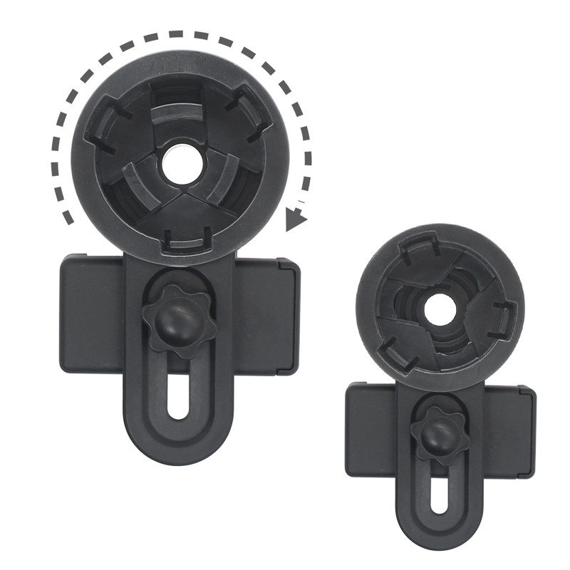 Kinnitus mikroskoobi okulaarile nutitelefoni klambrile teleskoobid binokulaarsele bioloogilisele mikroskoobile Sissetõmmatav plastikklamber