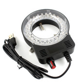 USB LED gredzena gaismas apgaismotāja lampa Rūpniecības monokulārais binokulārais trinokulārais stereo video mikroskops objektīvs kameras palielinātājs
