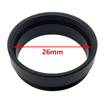 Θηλυκό νήμα προσαρμογέα αντικειμενικού φακού μικροσκοπίου 25 mm /26 mm για Nikon CFI Leica προσαρμογέα σε αρσενικό 26 mm / 25 mm για Olympus