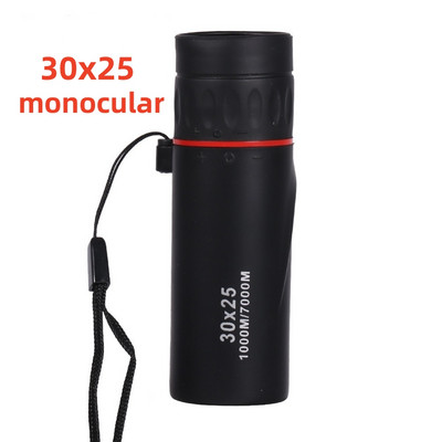 Krāsaini binokļi HD jaudīgi liela attāluma profesionāli teleskopi pārnēsājami okulāri kempinga aprīkojumam āra sporta pārgājieniem