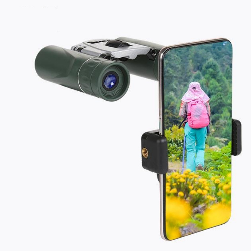 Krāsaini binokļi HD jaudīgi liela attāluma profesionāli teleskopi pārnēsājami okulāri kempinga aprīkojumam āra sporta pārgājieniem