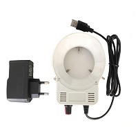 Állítható 48db LED gyűrűs világító lámpa mikroszkóphoz Ipari fényképezőgép Nagyító trinokuláris / binokuláris mikroszkóp