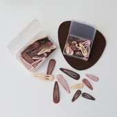 10 tk 3/5cm värvilised sädelevad juuksenõelad metallist barrette BB juukseklambrid lastele lapsed beebid tüdrukud nööpnõelad naiste juukseaksessuaarid