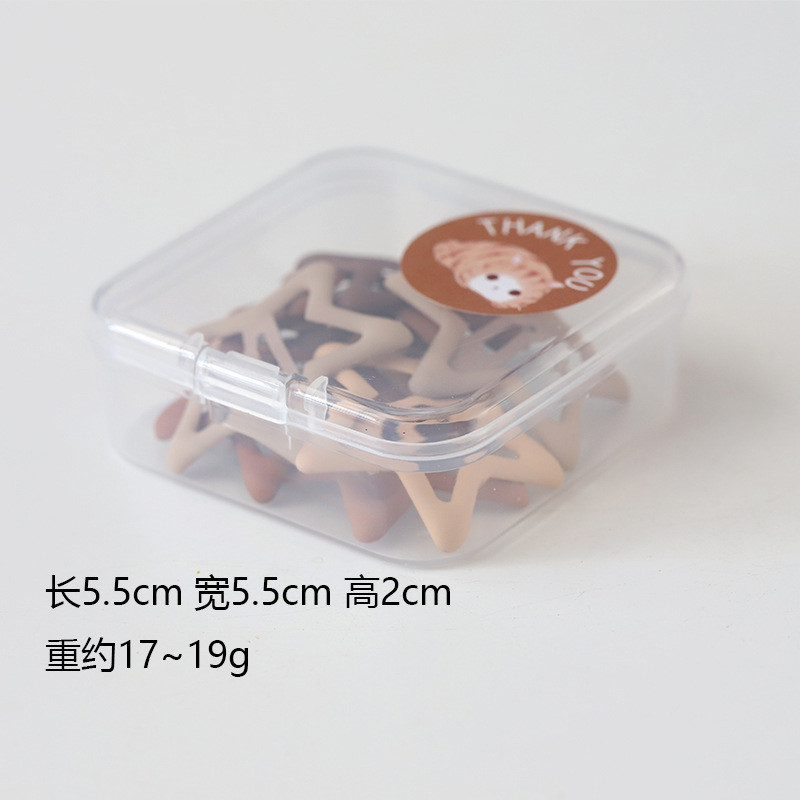 10 gab. Matētas vienkāršības matu sprādzes meitenēm Zvaigzne ovāls trīsstūris kvadrātveida matu sprādzes bērniem Snap matu sprādzes Matu sprādzes Click Clack