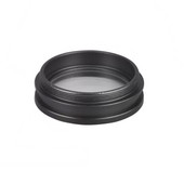 Βοηθητικός αντικειμενικός φακός στερεοσκοπικού μικροσκοπίου 1.0X Barlow φακός προστασίας από τη σκόνη M42 M48 Προστατευτικό γυάλινο κάλυμμα για την αποφυγή καπνιστικού λαδιού