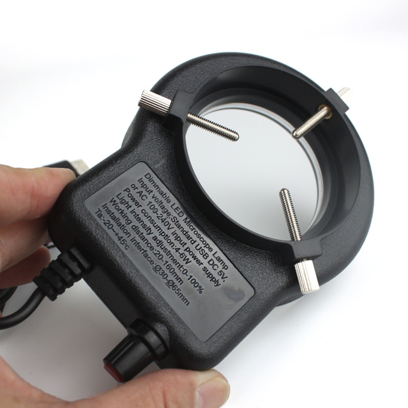 110-220V 48 tk LED USB väljund reguleeritav rõngasvalgusti lamp tööstusele Stereo mikroskoop Tööstuskaamera luup