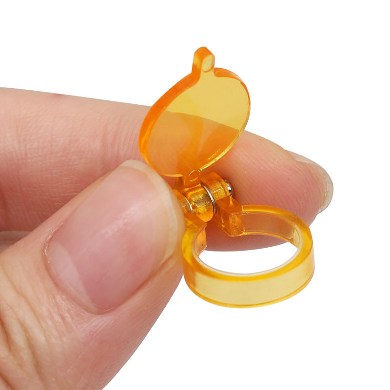 12/16/18/20 mm vidinio skersmens geltonas filtras, skirtas LED dantų priekinių žibintų priekiniams žibintams dantų lupos apšvietimo priedo dalis