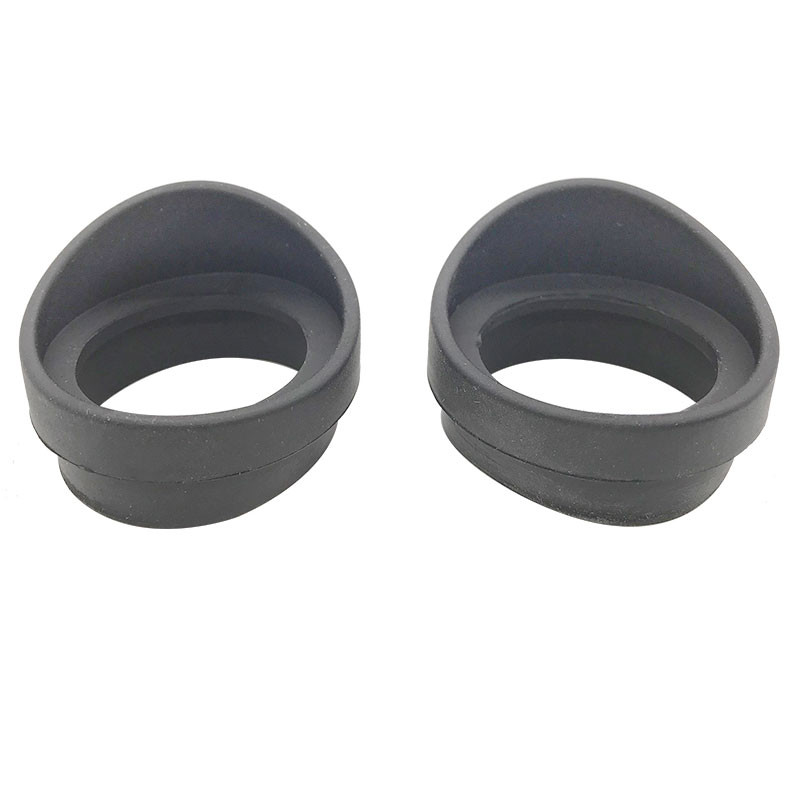 2 vnt. Didelio elastingumo guminis okuliaras okuliarų kaušeliai Apsaugos mikroskopo okuliaro teleskopo kamerai