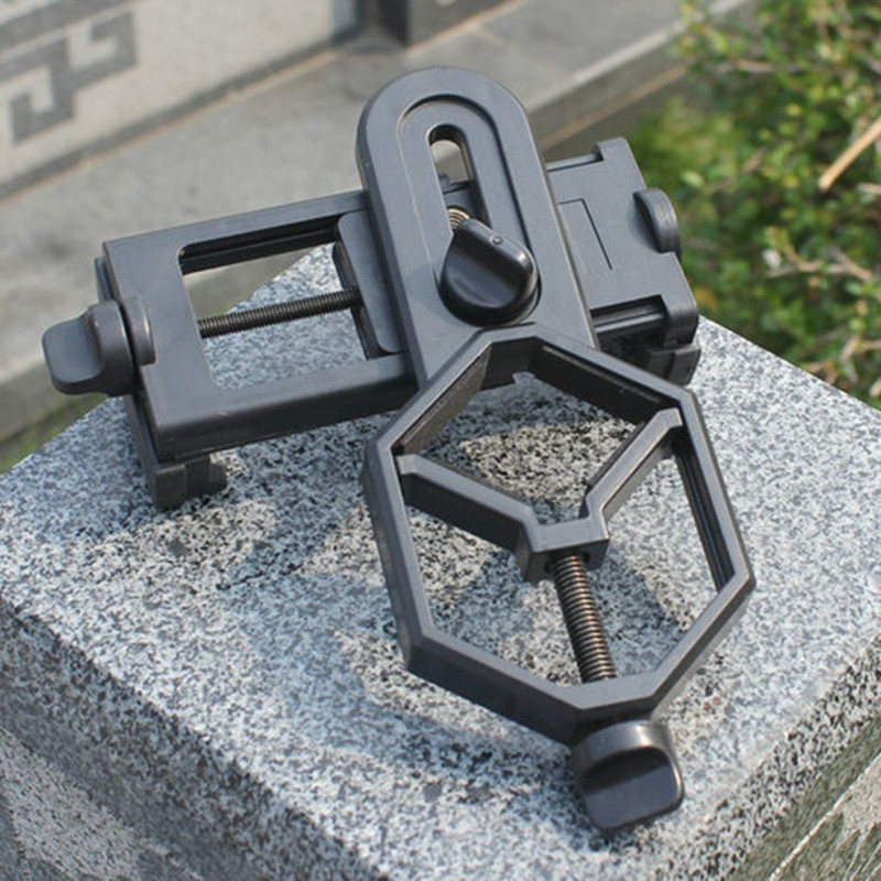 Universalus Mobilusis Telefonas Reguliuojamas Adapteris Laikiklis Mikroskopas Taškas Teleskopas Laikiklis Mobiliojo telefono laikiklis