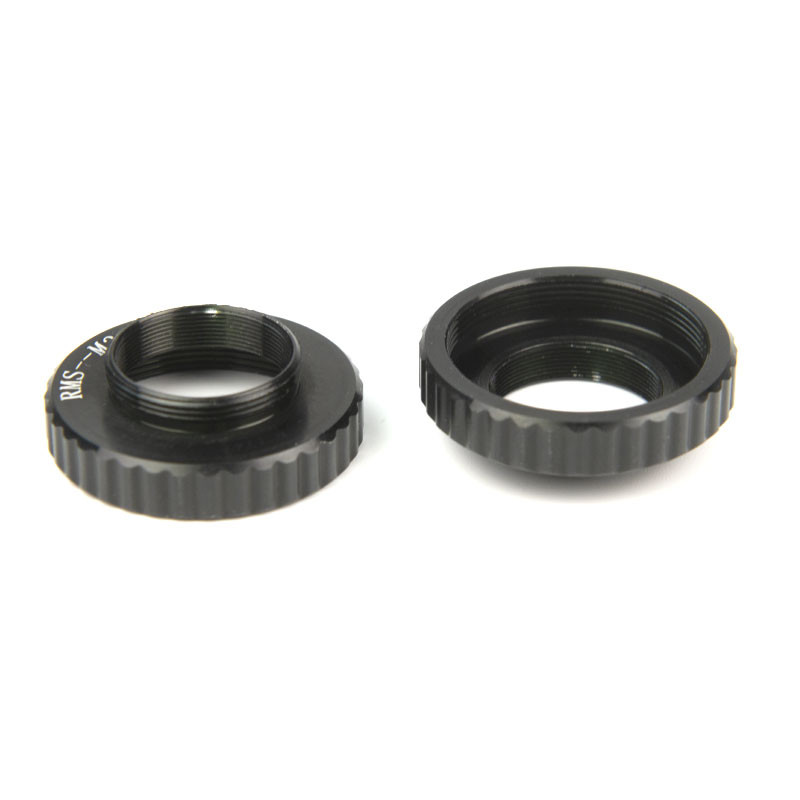 2 vnt mikroskopo objektyvo lęšių adapterio žiedas RMS iki M27 Zeiss mikroskopui