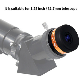 Σετ 3 τμχ Τηλεσκόπιο Προσοφθάλμιο Αστρονομική Παρατήρηση 62 Μοίρες 1 25 ιντσών Μονόφθαλμος προσοφθάλμιος 4mm