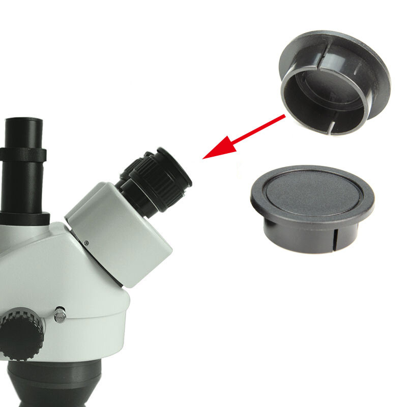 Skersmuo 30 mm stereo mikroskopo okuliaro dangtelis nuo dulkių okuliaro vamzdžio dangtelis
