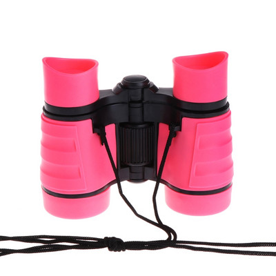 Telescop binoclu pentru copii din plastic 4x30 pentru copii Jocuri în aer liber Jucării Ocular compact Lentila obiectiv optic