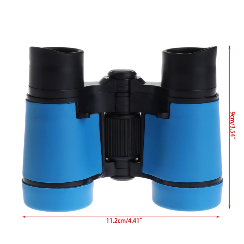 Telescop binoclu pentru copii din plastic 4x30 pentru copii Jocuri în aer liber Jucării Ocular compact Lentila obiectiv optic