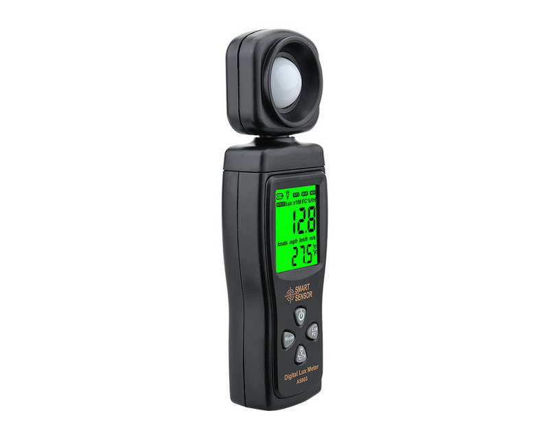 Skaitmeninis apšvietimo matuoklis AS803 liukso matuoklis šviesos matuoklis didelio tikslumo testeris Luminometras Fotometras spektrometras aktinometras