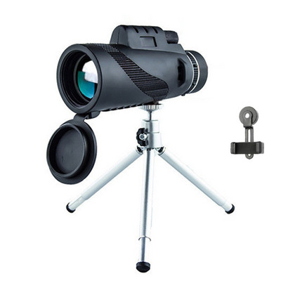 HD monokuláris teleszkóp 80*100 Ultra-Long Zoom monokulár BAK4 prizmás objektív állványkapcsokkal használható szabadtéri kempingezéshez