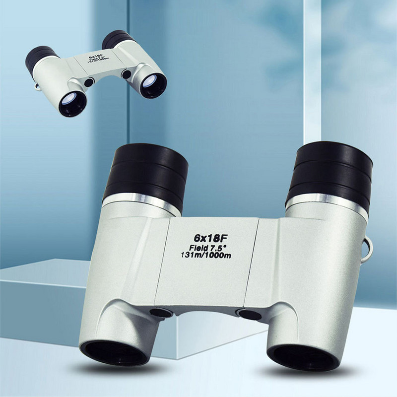 Ďalekohľad 6X18 s vysokým rozlíšením, vonkajším jednohlavňovým automatickým zaostrovaním pre turistiku, poľovníctvo, poznávanie pamiatok a kempovanie