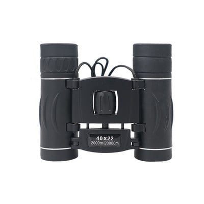 Binoclu puternic 40x22 HD, mini telescop pliabil cu rază lungă de acțiune, 2000 m, optica BAK4 FMC, pentru vânătoare, sport, camping, călătorie în aer liber
