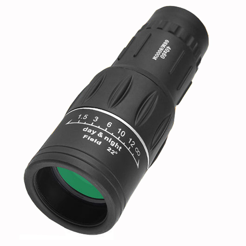 Výkonný 40X60 monokulárny mobilný telefón ďalekohľad vodotesný ďalekohľad s dlhým dosahom pre nočné videnie na kempovanie a pozorovanie vtákov a poľovníctvo