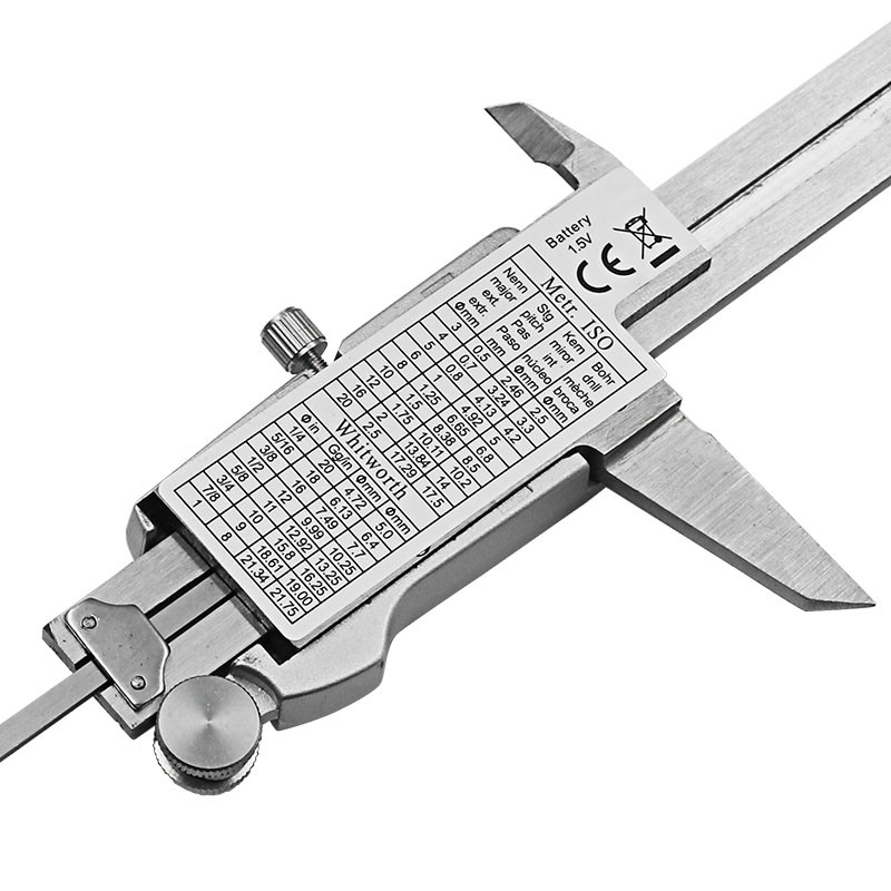 Matavimo įrankis nerūdijančio plieno skaitmeninis suportas 6 "150 mm Messschieber paquimetro matavimo priemonė Vernier Calipers