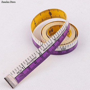 1.5M мека шевна линийка Метър Шивашка измервателна лента Линийка за измерване на тялото Облекло Линийка Шивашки комплекти за шивашка рулетка
