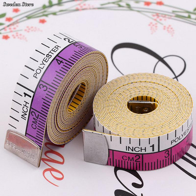 Χάρακας μαλακού ραψίματος 1,5M Μετρητής ραπτικής ταινίας μέτρησης Σώμα μέτρησης Χάρακας ρούχων Tailor Tape Measure Sewing Kits