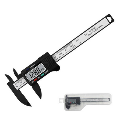 0-100mm 0-150mm Caliper 6 pollici LCD Elettronico Digitale Compasso A Nonio Micrometro Strumento di Misura