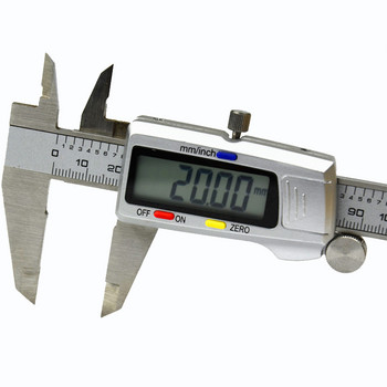 6-инчов 150 мм цифров дебеломер от неръждаема стомана, електронен цифров нониус, метален/въглероден микрометър, измервателен инструмент
