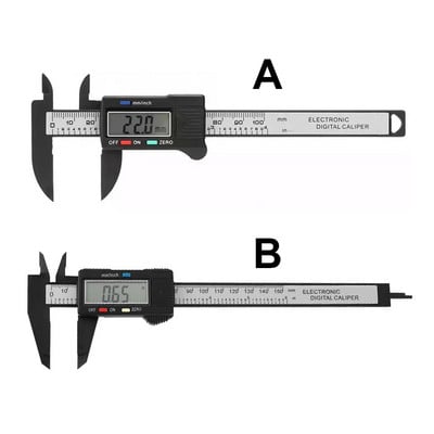 Digitālais suports 6 collu elektroniskais nonira suports 100 mm kalibra mikrometrs digitālais lineāls mērinstruments 150 mm 0,1 mm