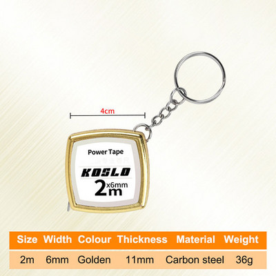 2 m mõõdulint Sissetõmmatav joonlaud Võtmehoidja Ehitustööriistad Terasest paks tasku Sentimeeter puidutöötlemise mõõtmisjoonlaud