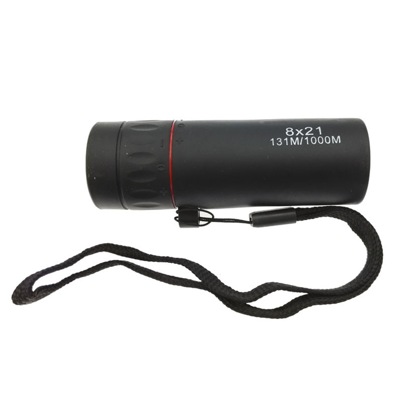 Telescop monocular optic HD 8x21, zoom reglabil, lentilă optică, binoclu, lunetă, lentile de acoperire, focalizare dublă, viziune de zi